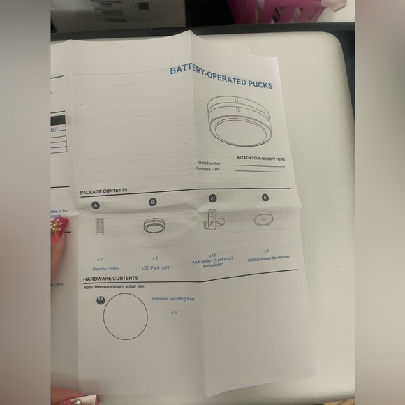 6 Pack Battery Operated LED Light Pucks, Dimmable with timers and remotes - Picture 10 of 14